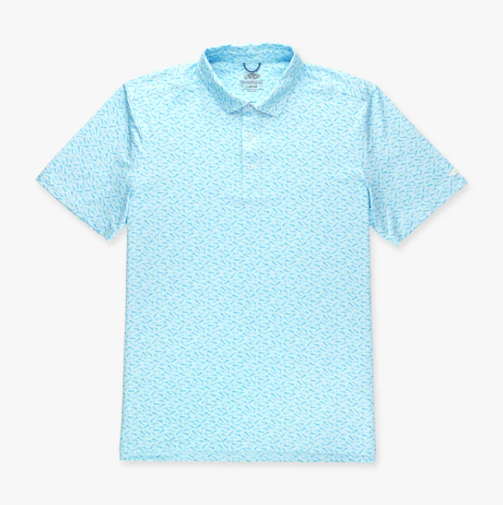 Cypress Printed Performance Polo Shirt M64225