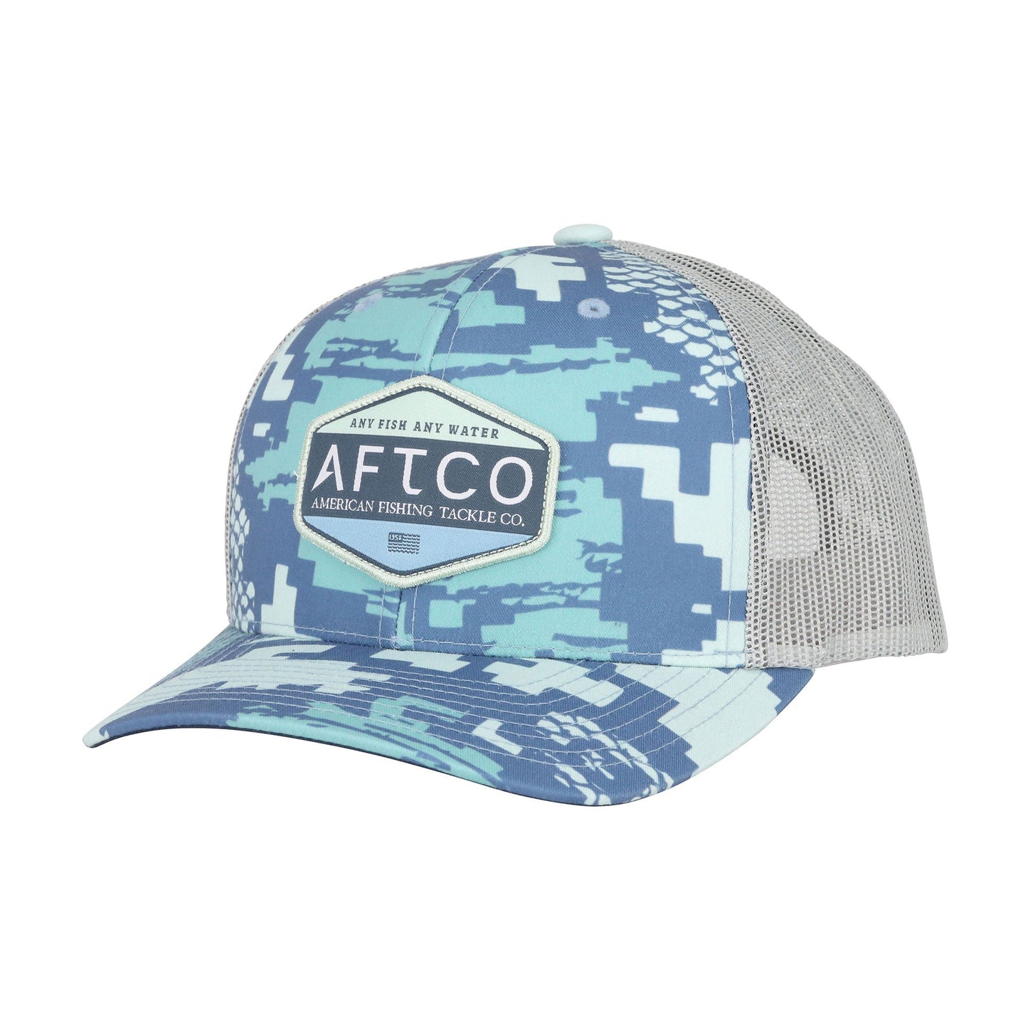 Teal Digi Camo