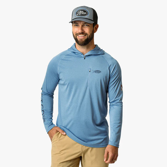 【Men's】Jason Christie Hooded LS Performance Shirt M63127