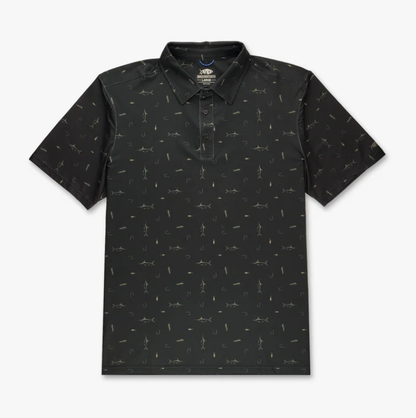 Cypress Printed Performance Polo Shirt  M64225